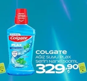 Colgate Ağız Suyu Plax Serin Nane 500Ml