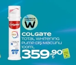 Colgate Total Whitening Pump Diş Macunu 100Ml