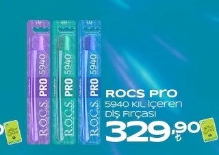 Rocs Pro 5940 Kıl İçeren Diş Fırçası