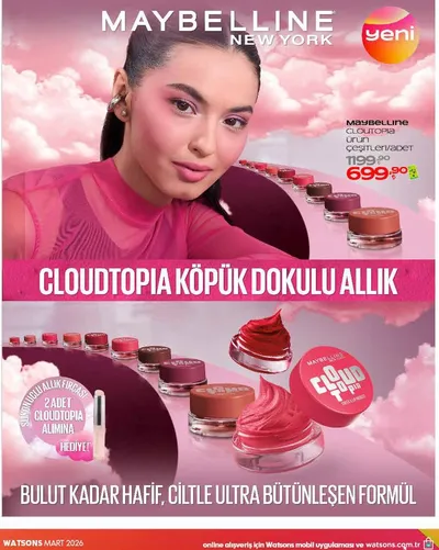 Maybelline Cloudtopia Köpük Dokulu Allık