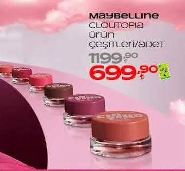 Maybelline Cloudtopia Ürün Çeşitleri