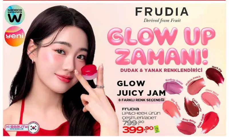 Frudia Glow Juicy Jam Lip & Cheek Ürün Çeşitleri/Adet