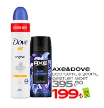 Axe & Dove Deo 150Ml & 200Ml