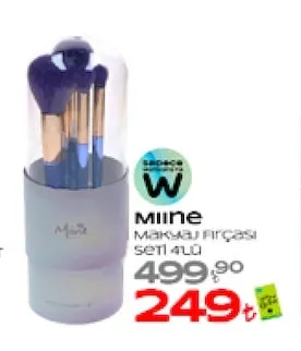 Miine Makyaj Fırçası Seti 4'Lü