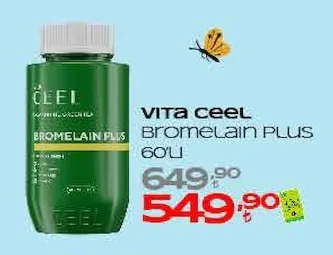 Vita Ceel Bromelain Plus 60'Li