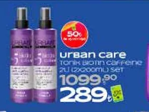 Urban Care Tonik Biotin Caffeine 2Li (2X200Ml) Set