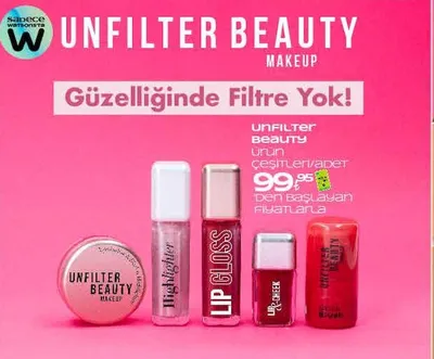 Unfilter Beauty Makyaj Seti Çeşitleri