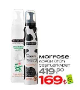 Morfose Köpük Ürün Çeşitleri/Adet