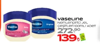 Vaseline Nemlendirici Jel Çeşitleri 100Ml/ Adet