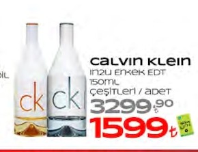Calvin Klein In2U Erkek Edt 150Ml