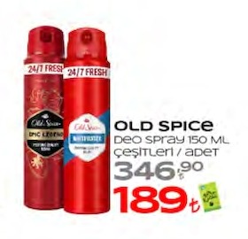 Old Spice Deo Spray 150 Ml Çeşitleri