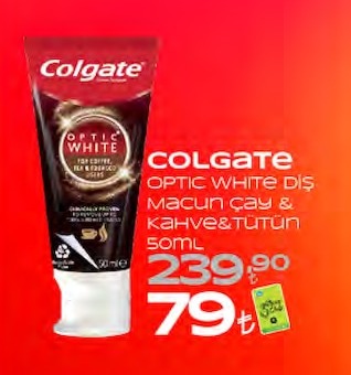Colgate Optıc Whıte Diş Macun Çay & Kahve&Tütün 50Ml