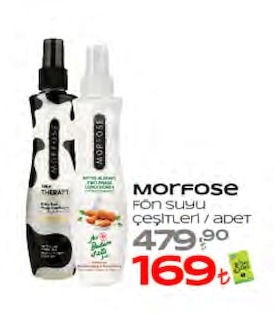 Morfose Fön Suyu Çeşitleri