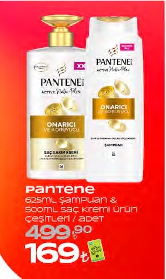 Pantene 625Ml Şampuan & 500Ml Saç Kremi