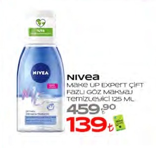 Nivea Make Up Expert Çift Fazlı Göz Makyaj Temizleyici 125 Ml