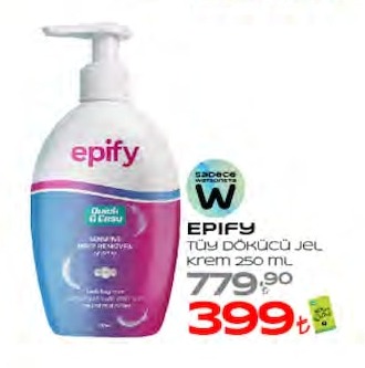Epify Tüy Dökücü Jel Krem 250 Ml