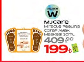 Mjcare Miracle Peeling Çorap Ayak Maskesi 30Ml