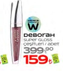 Deborah Super Gloss Çeşitleri / Adet
