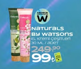 Naturals By Watsons El Kremi Çeşitleri 30 Ml