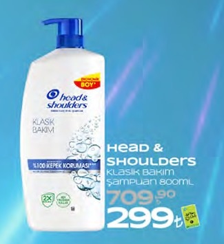 Head & Shoulders Klasik Bakım Şampuan 800 Ml