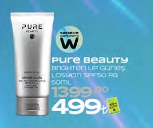 Pure Beauty Brightem Up Güneş Losyon Spf50 Pa 50 Ml