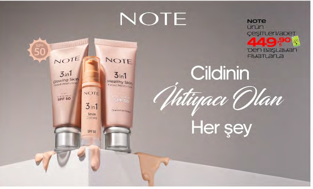 Note Ürün Çeşitleri