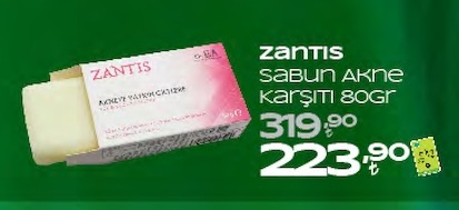 Zantis Sabun Akne Karşıtı 80Gr
