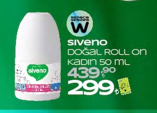 Siveno Doğal Roll On Kadın 50 Ml