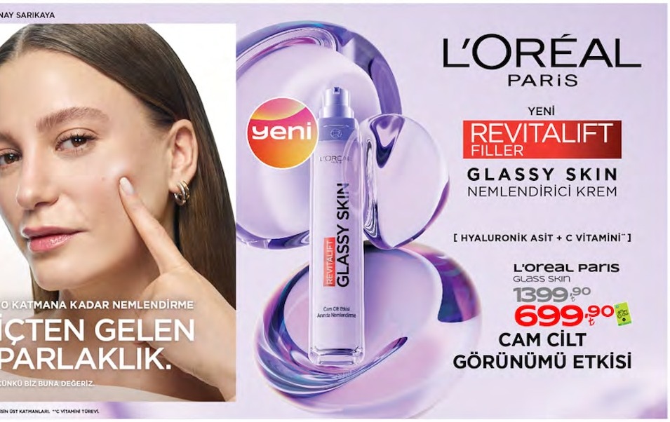 L'Oréal Paris Revitalift Filler Glassy Skın Nemlendırıcı Krem