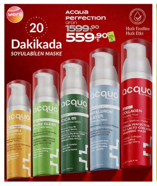 Acqua Perfectıon Ürün Soyulabilen Maske