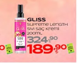 Gliss Supreme Length Sıvı Saç Kremi 200Ml
