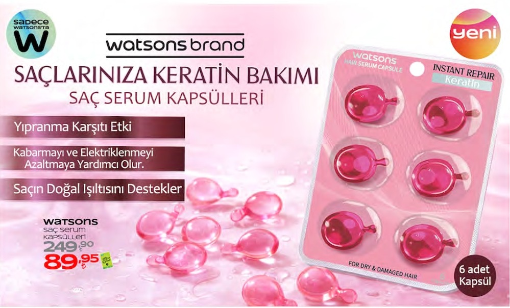 Watsons Saç Serumu Kapsülleri