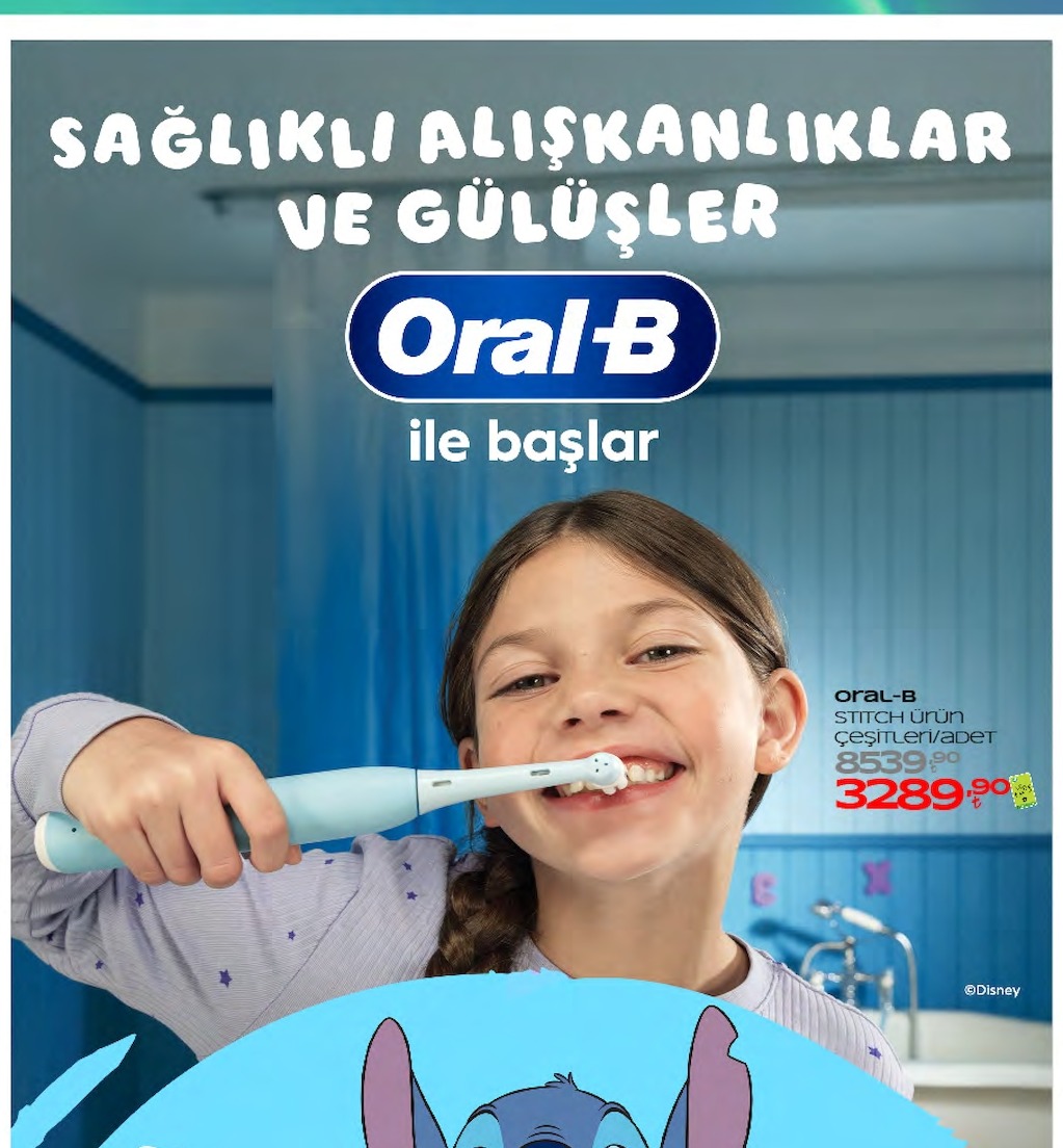 Oral-B Stitch Ürün Çeşitleri/Adet