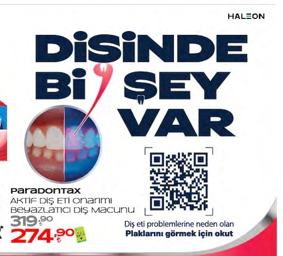 Paradontax Aktif Diş Eti Onarıcı Beyazlatıcı Diş Macunu