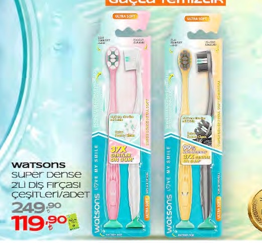 Watsons Super Dense 2'Li Diş Fırçası Çeşitleri/Adet