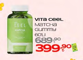 Vita Ceel Matcha Gummy 60Lı