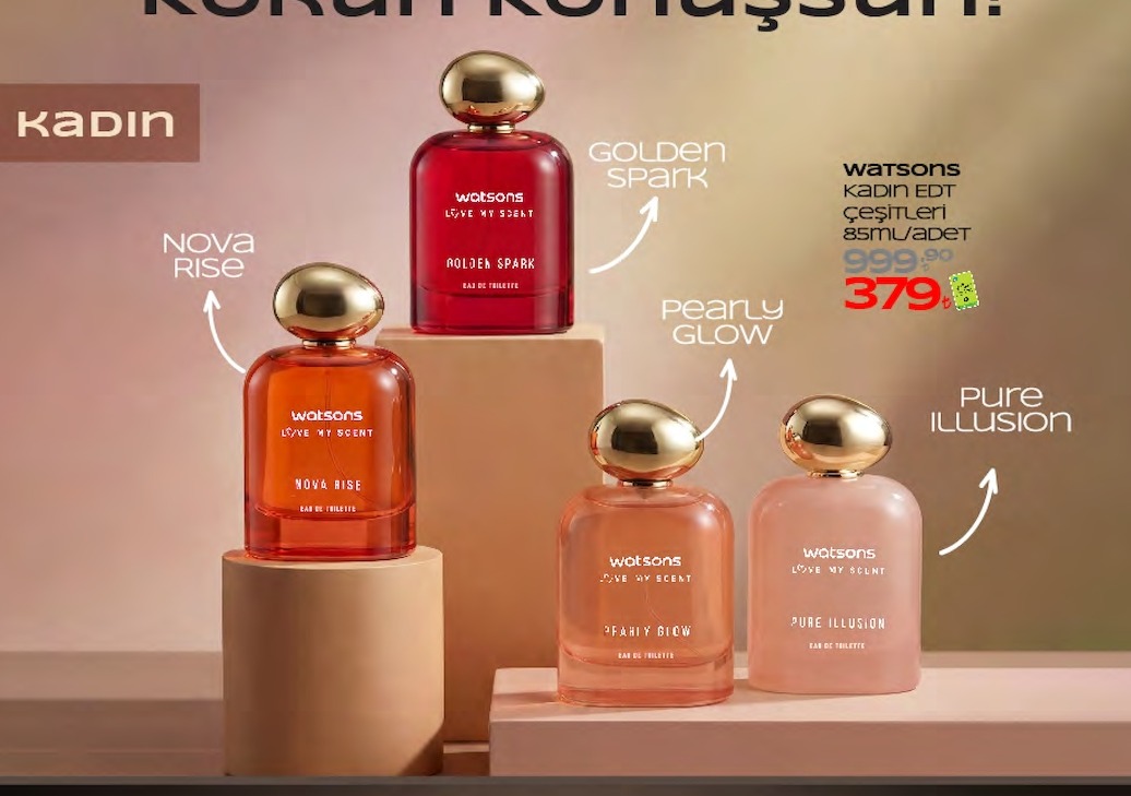 Watsons Kadın Edt Çeşitleri 85Ml/Adet