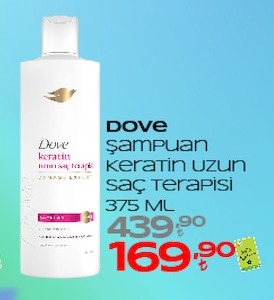 Dove Şampuan Keratin Uzun Saç Terapisi 375 Ml