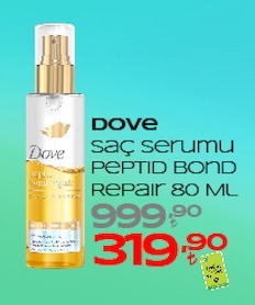Dove Saç Serumu Peptid Bond Repair 80 Ml