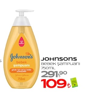 Johnsons Bebek Şampuanı 750Ml