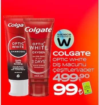 Colgate Optic White Diş Macunu Çeşitleri / Adet