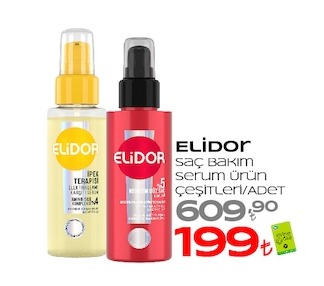 Elidor Saç Bakım Serum Çeşitleri / Adet