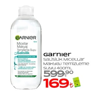 Garnier Salisilik Micellar Makyaj Temizleme Suyu 400Ml