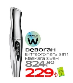 Deorgan Extraordinary 5 In 1 Maskara Siyah