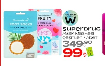 Superdrug Ayak Maskesi Cesitleri