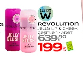Revolution Jelly Lip & Cheek Çeşitleri / Adet