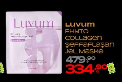Luvum Phyto Collagen Şeffaflaşan Jel Maske 1 Adet