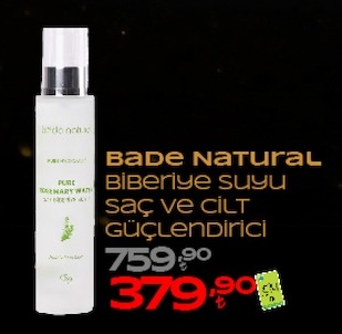Bade Natural Biberiye Suyu Saç Ve Cilt Güçlendirici