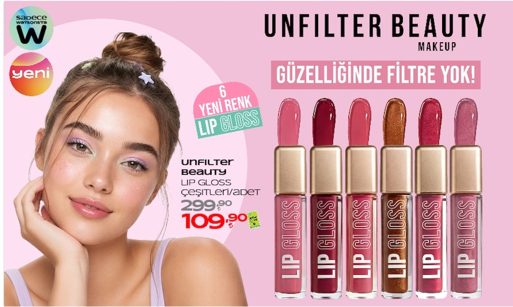 Unfilter Beauty Lip Gloss 4 Ml