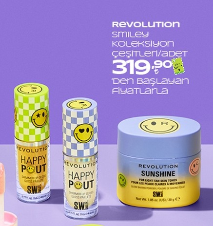 Revolution Smiley Koleksiyonu Çeşitleri/Adet 319.90